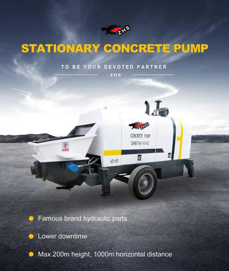 Trailer Concrete Pump